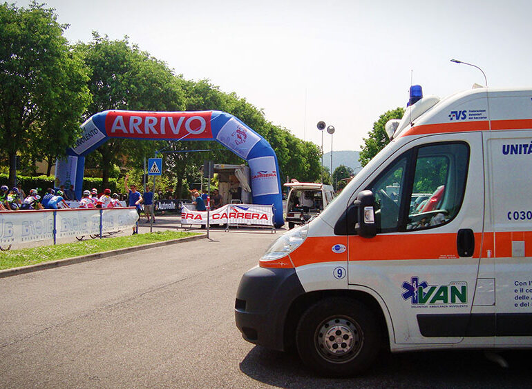 ambulanza per eventi sportivi